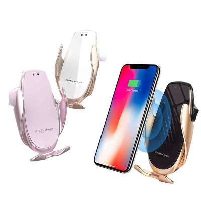 Amazon Best Seller 3 In 1 Car Wireless Charger Holder 15W V3 Wireless Charging Car Mount Fast Qi Wireless Car Charger